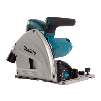 Makita SP6000J/1 165mm Plunge Saw 110V With 2 x 1.5m Guide Rail + Clamp + Bag + Blade