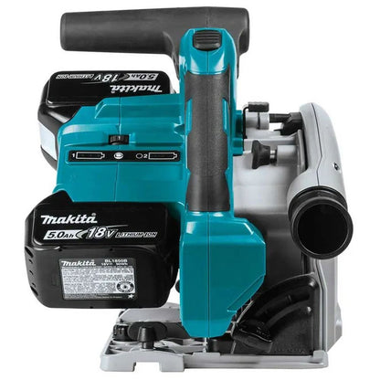 Makita DSP600ZJ 36V Brushless 165mm Plunge Saw with 1 x 3000mm Guide Rail & Clamp